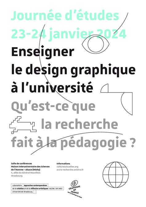 Journées d études Enseigner le design graphique à luniversité Qu