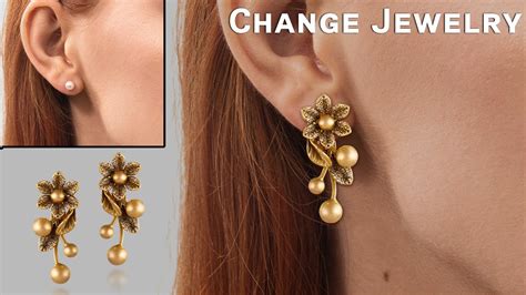 How To Add Jewelry To Model Photoshop Change Jewelry In Photoshop