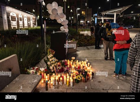 Los Angeles Usa 19th Jan 2022 Lac Usc Emergency Room Nurses And