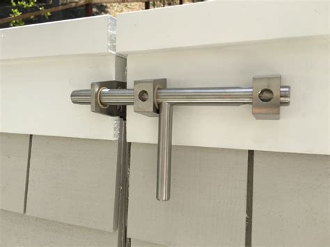 Marine Grade Stainless Steel Modern Lockable Slide Bolt For In And Out