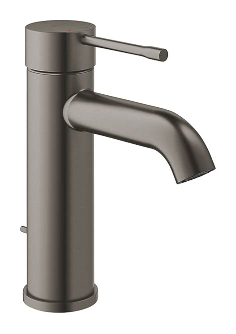 GROHE Essence Håndvaskarmatur S Med bundventil Brushed hard graphite