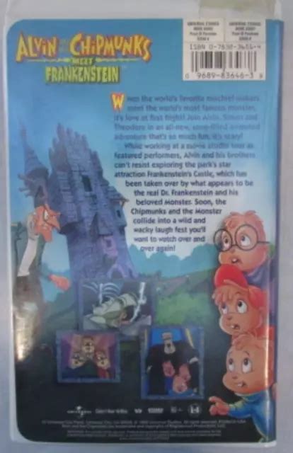 ALVIN AND THE Chipmunks Meet Frankenstein VHS Video Tape EUR 5 69