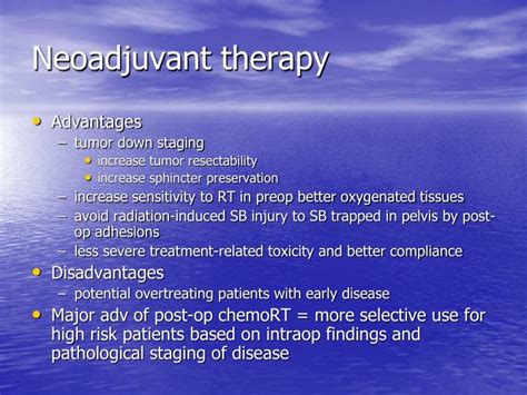 PPT - Neoadjuvant therapy for Rectal cancer PowerPoint Presentation ...