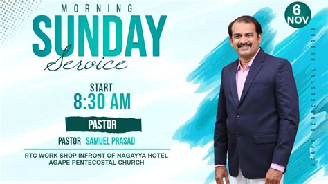 Sunday Service Powerful Message Pastor Samuel Prasad Agape