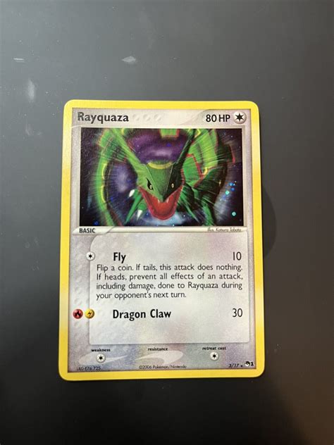 Pokémon TCG Rayquaza POP Series Promos 1 3 Holo Rare Cosmos Holo Rare