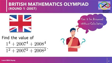 British Mathematics Olympiad Round Year Maths Olympiad