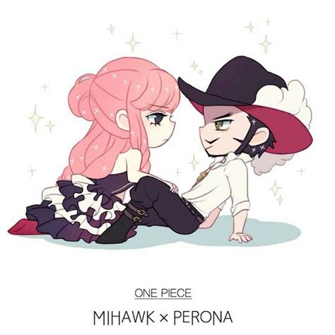 Perona x Mihawk - One Piece Fanart