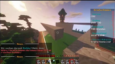 Griefergames LIVE GS Bauen Road To 50 YouTube