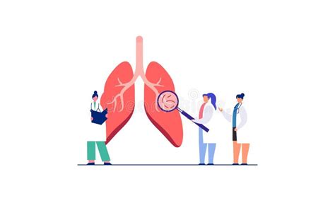 Medicina Respiratoria Ilustración Del Concepto De Salud Pulmonar