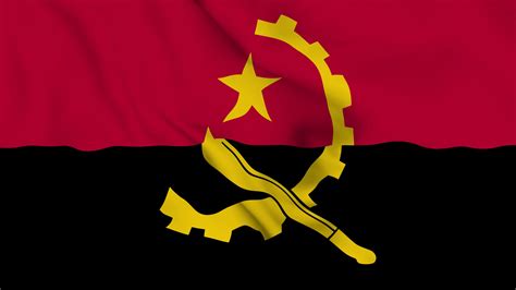 Angola Flag Stock Video Footage for Free Download