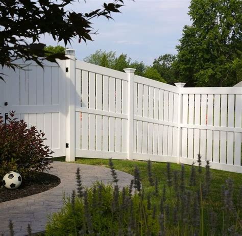 Semi Privacy Fencing Vinyl Fence Barrette Outdoor Living Vinyl