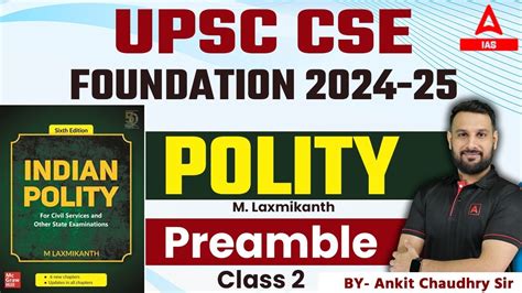 Polity Lecture Preamble UPSC CSE 2024 UPSC 2024 Question Paper Pre