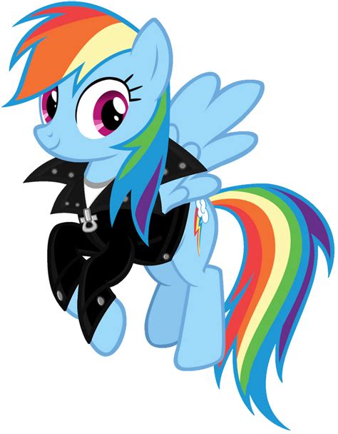 Rainbow Dash Wearing Leather Jacket 5 By Iamaveryrealperson On Deviantart