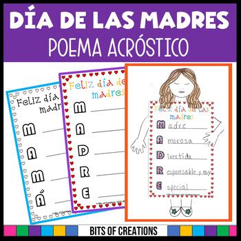 D A De Las Madres Poema Acr Stico Y Manualidad De Escritura Tpt