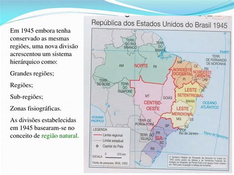 Ppt Geografia As Principais Formas De Regionalizar O Brasil