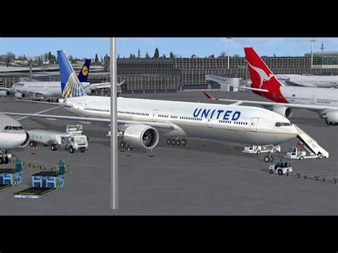 Frankfurt Main Intl EDDF To San Francisco Intl KSFO FSX PMDG United