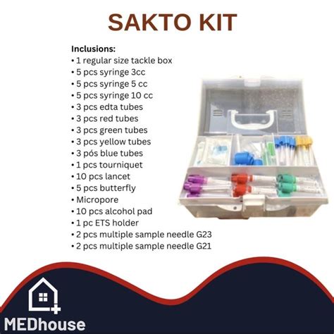 Medhouse Phlebotomy Kit For Medtech Students Affordable Phleb Kit