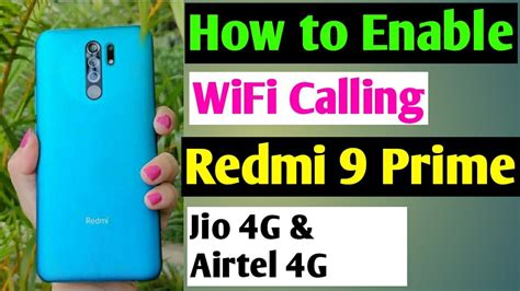 Wifi Calling In Redmi 9 Prime How To Enable WiFi Calling Redmi 9