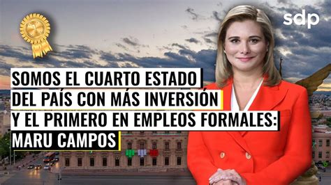 Somos El Cuarto Estado Del Pa S Con M S Inversi N Y El Primero En