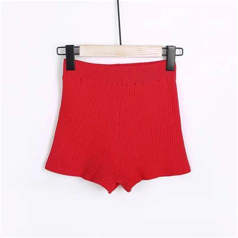 Women Casual Holiday Knit Slim Shorts Beach Summer Hot Sexy Girls Short Pants