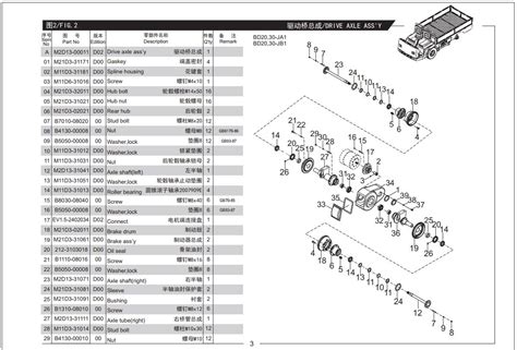 Heli Platform Truck G Series 1 3t Parts Manual ZH EN Auto Repair