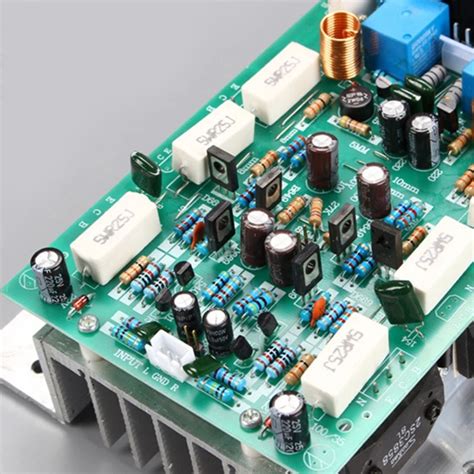 Placa Amplificadora HIFI De Pot Ncia Para Som Dual Channel Est Reo DIY