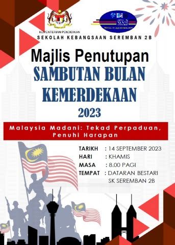 BUKU PROGRAM PENUTUPAN SAMBUTAN BULAN KEMERDEKAAN SKS2B 2023