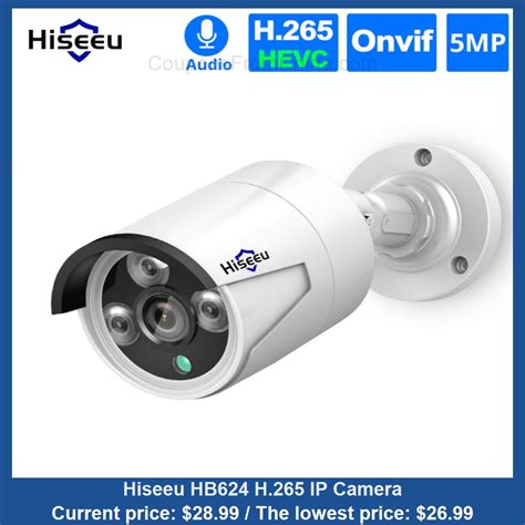 Hiseeu HB624 H.265 IP Camera for 28.99 USD with coupon (Best price in ...