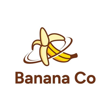 Banana Logo Flat Design 44849922 Vector Art At Vecteezy