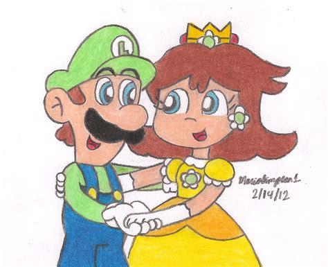 Luigi And Daisy By Mariosimpson1 On Deviantart