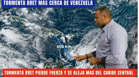 Tormenta Bret Se Aleja Cada Vez Mas Del Caribe Central Mientras Pierde