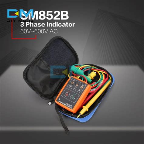 Sm B Phase Rotation Tester Digital Phase Indicator Detector Led