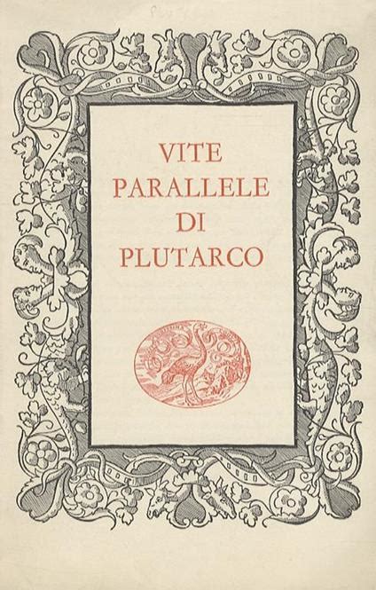 Vite Parallele A Cura Di Carlo Carena Ma Opuscolo Specimen Dell