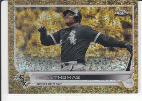 Frank Thomas Topps Gilded Collection Baseball Base Gold