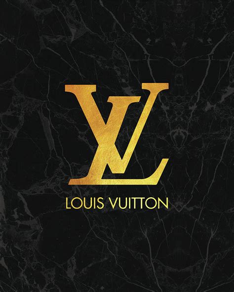 Louis Vuitton Logo In Gold Nar Media Kit