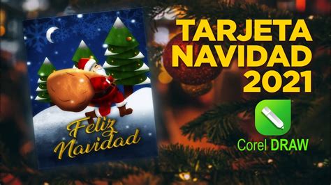 DISEÑAR UNA TARJETA NAVIDAD CON TEXTURAS COREL DRAW 2021 SAYANI