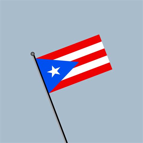 Illustration of Puerto Rico flag Template 13257297 Vector Art at Vecteezy