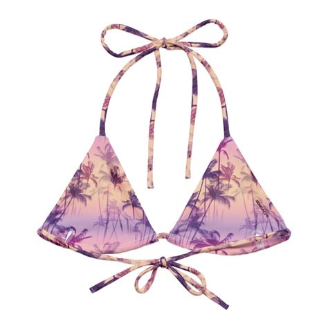 Cute String Bikini Top Tropical Swimwear Plus Size Bikini Etsy