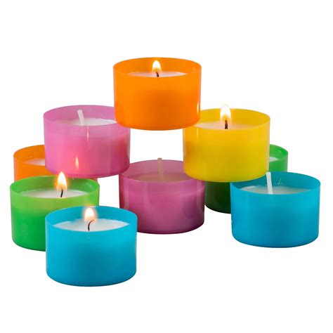 Stonebriar Unscented Long Burning Tealight Candles With Hour Burn