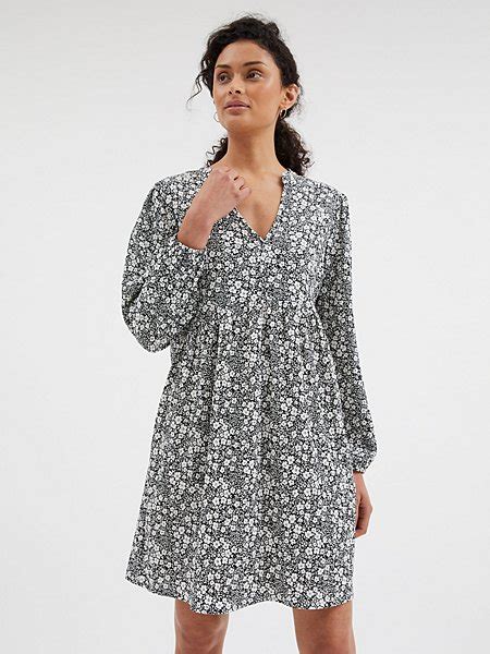 G21 Monochrome Knitted Zip Up Mini Dress Women George At Asda