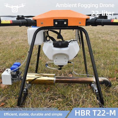 High Yield Drone Fumigation Crop Sprayer 22L 4 Axis Agricultural Drone