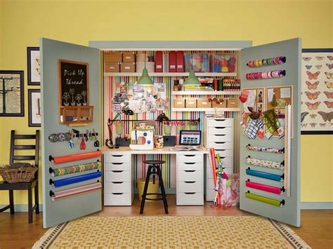 Nähschrank Craft room storage Sewing rooms Hobby room