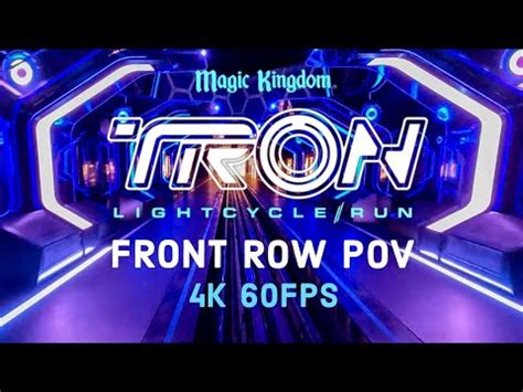 Tron Lightcycle Run Front Row Daytime Pov Magic Kingdom Walt