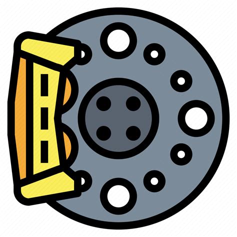 Brake Disk Motorcycle Repair Parts Icon Download On Iconfinder