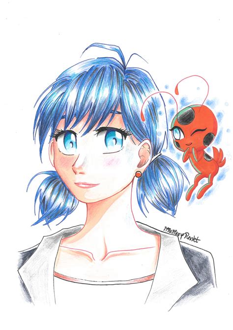 Marinette and Tikki (Miracolous) by MiaMaryPunkt on DeviantArt