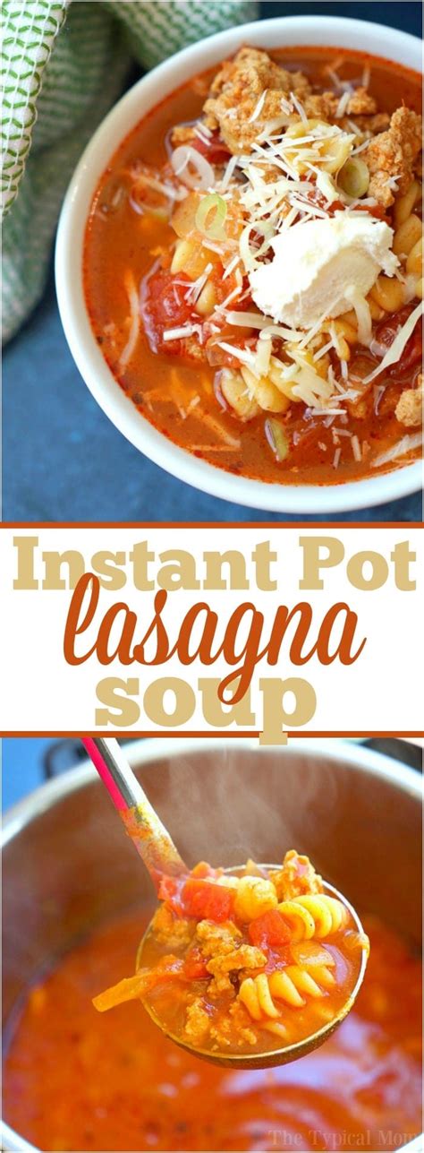 Easy Instant Pot Lasagna Soup Recipe Tasty Style Video