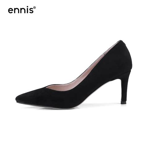 ENNIS/; высококачественные офисные туфли; женские замшевые туфли ...