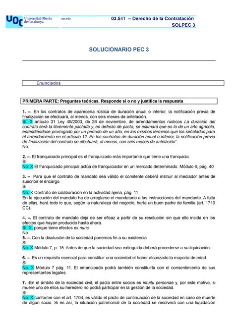 73541 Solpec 3 2022 Vf SOLUCIONARIO PEC 3 Enunciados PRIMERA PARTE