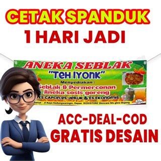 Jual Spanduk Usaha Hari Jadi Free Design Baner Baliho Banner