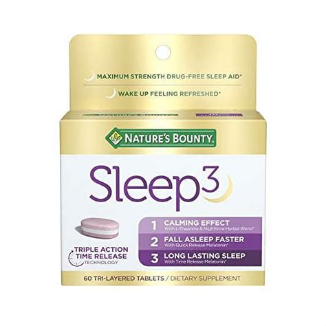 Nature S Bounty Sleep Melatonin Mg Maximum Strength Drug